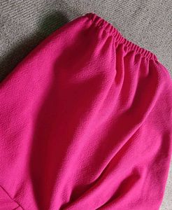 Pink Puff Sleeve Top