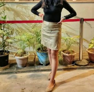 Leather Mini Skirt
