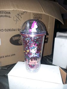 Donut Unicorn Shimmery Sipper