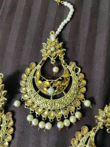 Earring Maangtika Set