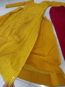 Dress With Plazzo