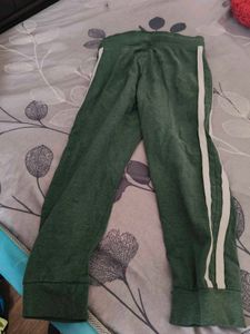 Boys Black Printed Pants