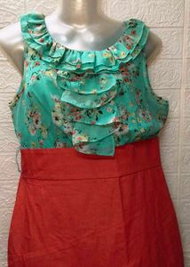 Tops &amp; Dresses For Rs.99/ L Size Floral Dress
