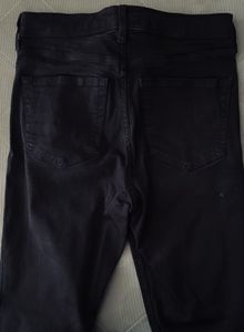 Black Skinny High Rise Waist Fit Jeans Denim