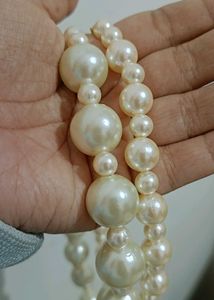 Huge Pearl Strand Necklace