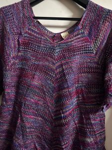 Colorful Knit Top