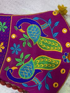 Embroidered Sling Bag