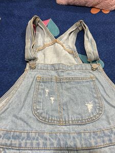 Denim Dungaree Dress