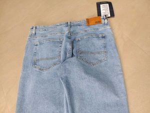 Highlander Light Wash Denim Jeans, 34 Size