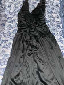 Elegant Black Halter Maxi Dress