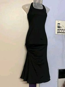 Pinterest yk2 Elegant Black Halter Dress