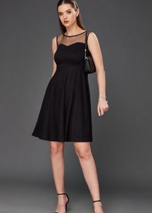 Navy Blue Mini Dress(Fits XS/S/M size) |Strechable
