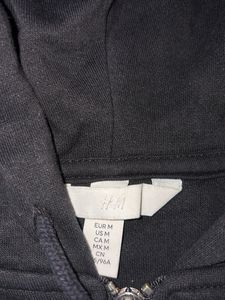 Black Zip-Up Hoodie