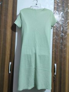 Green T-Shirt Dress