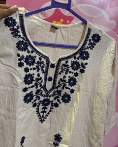 Embroidered Cotton Kurti