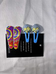 Fun Hair Clips - Set of 2 With Freebies