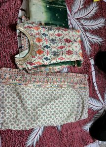 New Heavy Corset Kurta Garara Set Mirror Work