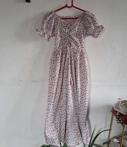 Floral Print Maxi Dress