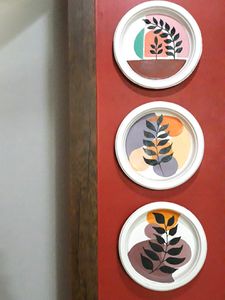 Handmade Wall Decor- Paper Plate Painting