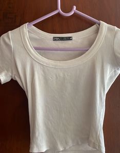 Zara Ribbed Crop Top