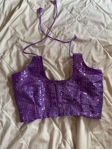 Purple sequence Blouse (NEW)