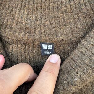 Olive Green Knit Sweater