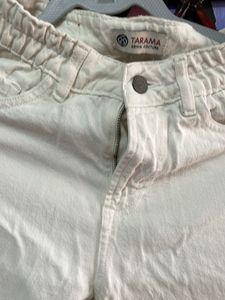 White Wide Leg Jeans