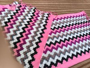 Pink Patterned Stole