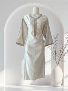 ✨ Elegant Cream Kurti – Size 4XL ✨Brand: Indo Era