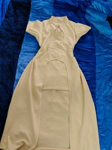 Elegant Cutout Midi Dress