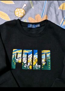 Polo Black Graphic Sweatshirt