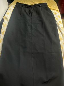 Black Maxi Korean Skirt