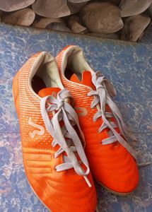Orange Soccer Cleats