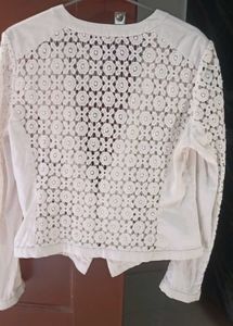 White Golden Zipper