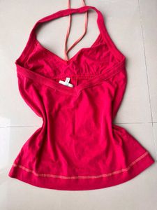 Red Halter Top