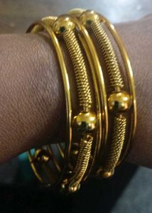 Gold-Toned Bangle  Set Of Bangles