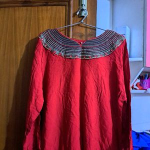 Red kurta