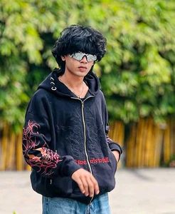 Edgy Graphic Hoodie all size available m to xxl