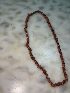 Nature&#39;s Crest Brown Goldstone Necklace Thrifted