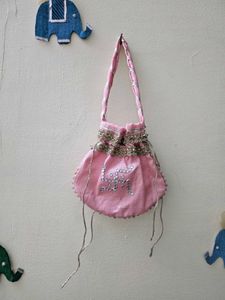 Pink Potli Pouch