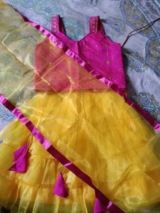 Beautiful Lengha For Babygirl 4-5 Years