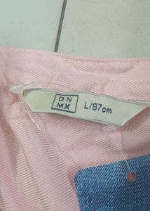 Peach Button-Down Top