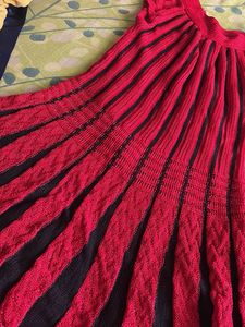 Girls&#39; Red Striped Dress