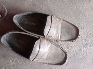 Stone Shoes Grey Loafers