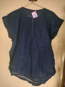Navy blue top