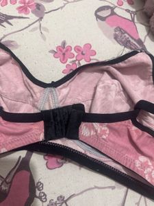 Clovia Floral Pink Bra, Bust- 36 C