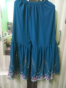 Blue Sharara Set