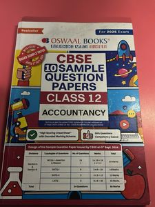 CBSE Class 12 Sample Papers ( Accountancy)