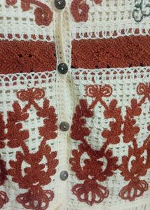 Boho Crochet Knit Top