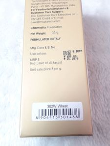 MyGlamm Super Serum Foundation - 302W Wheat, 33 gm